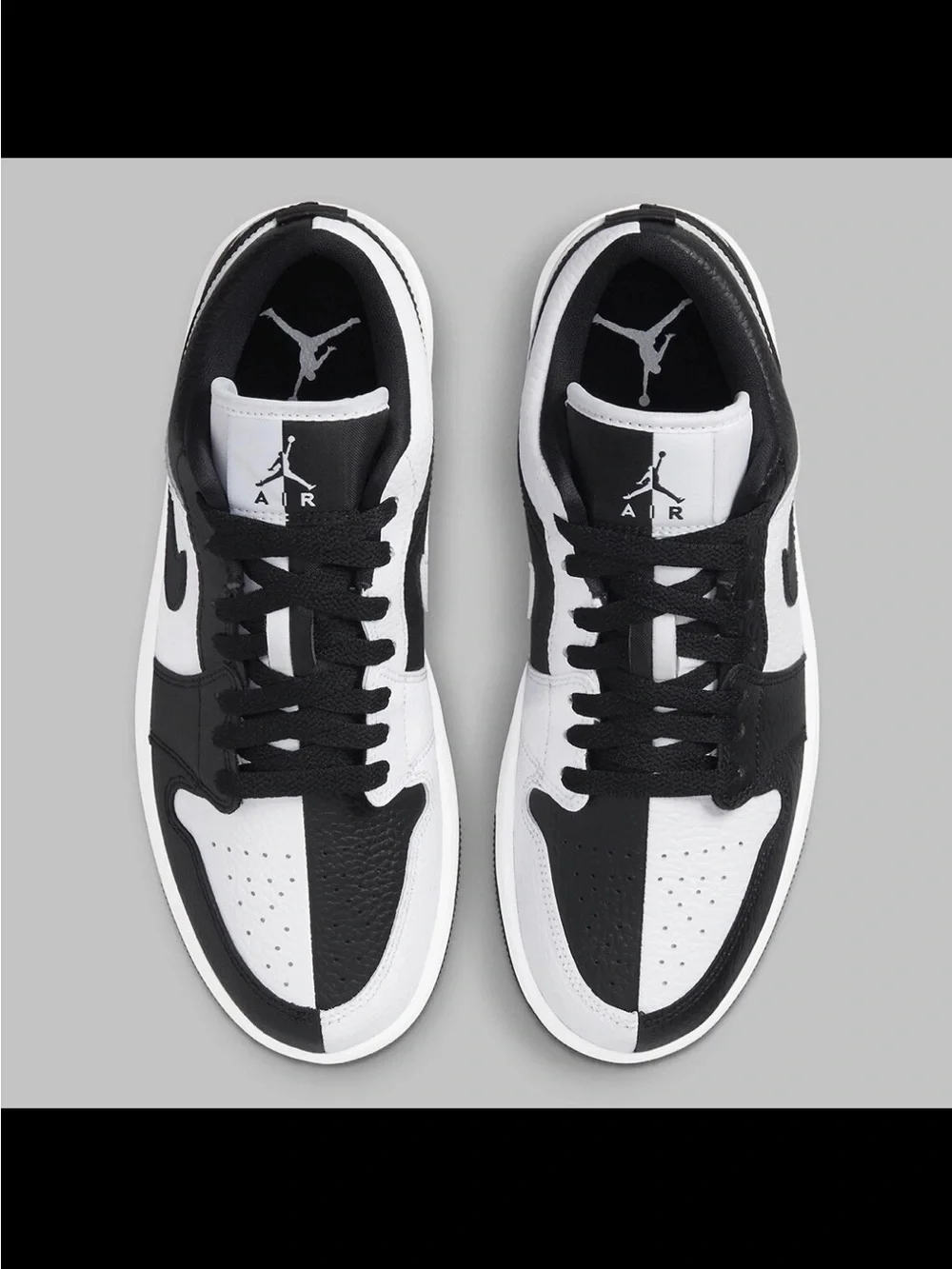 Nike Air Jordan 1 Low SE Homage White Black Split Shoes DR0502-101 Women's 10.5 - Picture 1 of 14